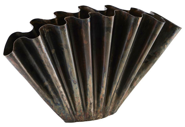 Bild på FLOOD Vas antikbrun metall 53.4 cm