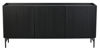 Bild på HALIFAX Sideboard 160 svart ek svart metall