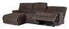 Bild på MELVILLE 3-s soffa divan vänster, sits recliner el microtyg