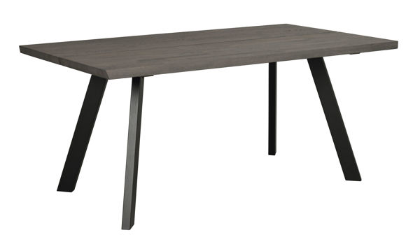 Bild på FRED matbord 170 mörkbrun ek/svart