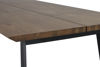 Bild på Melville matbord 210x95 brun ek/svart metall