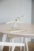 Bild på Yumi matbord runt 115 vitpigmenterad ek