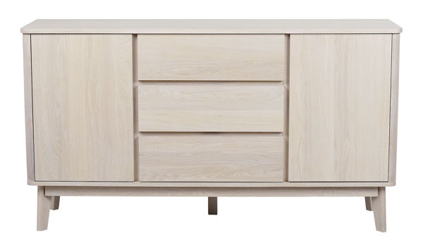 Bild på Yumi sideboard 152 vitpigmenterad ek