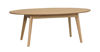 Bild på YUMI soffbord ovalt 130x65 lackad ek