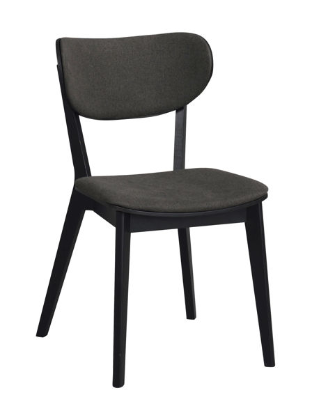 Bild på KATO stol svart ek/mörkgrått tyg