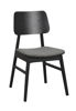 Bild på Nagano stol svart ek/mörkgrått