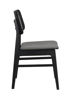 Bild på Nagano stol svart ek/mörkgrått