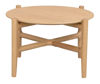 Bild på HOLTON Soffbord Ø 55cm massiv ek, mdf ekfanér bordsskiva