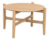 Bild på HOLTON Soffbord Ø 55cm massiv ek, mdf ekfanér bordsskiva