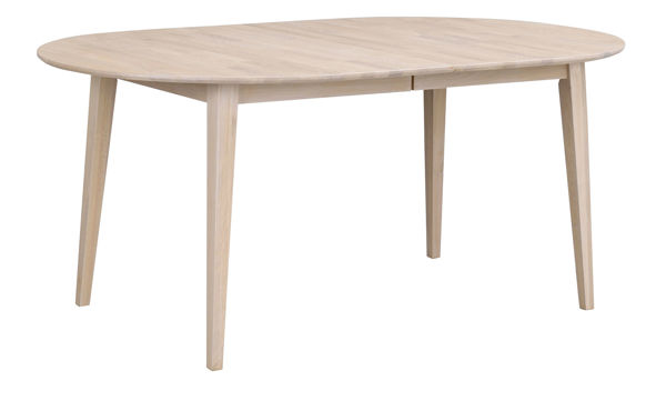 Bild på FILIPPA Matbord ovalt 170/210x105 vitpigment ek