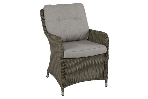 Bild på HORNBROOK Stol i wicker beige dyna
