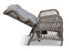 Bild på LIME Fåtölj recliner wicker driftwood dyna ljusbrun