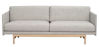 Bild på HAMMOND Soffa grått tyg/vitpigmenterad ek