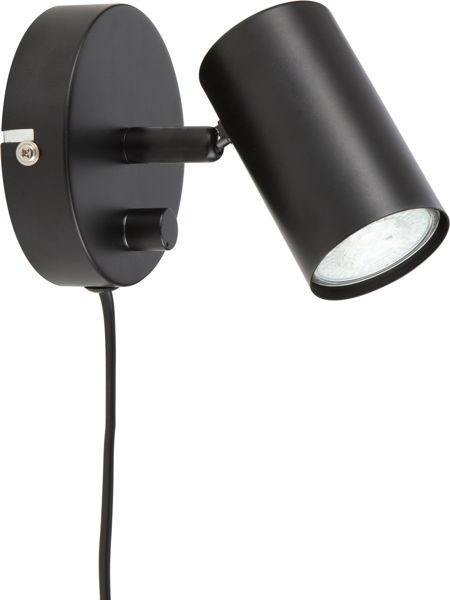 Bild på HEMSE Vägglampa dimbar metall svart E113338