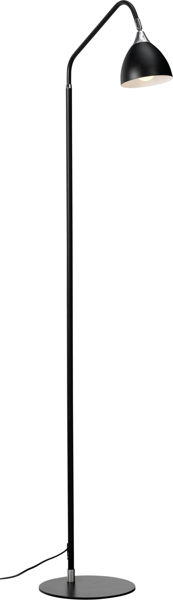 Bild på NARVIK Golvlampa E115645 Svart/Krom
