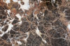 Bild på BROOKSVILLE soffbord kvadrat 90x90 brun marmor/vitpigment ek