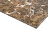 Bild på BROOKSVILLE soffbord kvadrat 90x90 brun marmor/brun ek