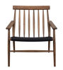 Bild på CANWOOD loungestol brun ek/svart flätning