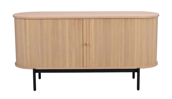 Bild på HADDINGTON sideboard 142 vitpigment ek/svart met