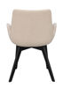 Bild på DRIMSDALE karmstol beige tyg/svarta ekben
