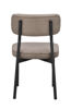 Bild på PAISLEY stol grå-brunt tyg/svart metall