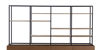 Bild på FAIRFAX Sideboard metallhylla  B216x32, H104cm metall svart
