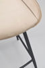 Bild på SIERRA Barstol beige sammet/svarta metallben