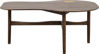 Bild på EMIL Soffbord med klaff i Mango valnötsbets/mässing 110x46x50 cm