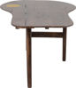 Bild på EMIL Soffbord med klaff i Mango valnötsbets/mässing 110x46x50 cm