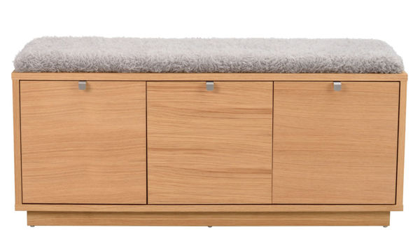 Bild på CONFETTI Bänk 3L oljad ek/fårskinnslook