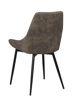 Bild på SIERRA stol microfiber mullvad/svarta metall ben