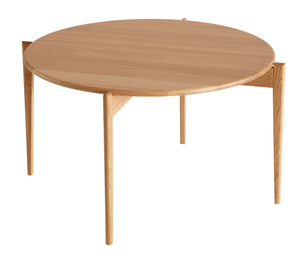 Bild på TILIA Soffbord Ø88 H48, oljad ek
