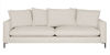 Bild på SIMONE 3,5-sits soffa tyg Beatto 1064 cream, svarta metallben