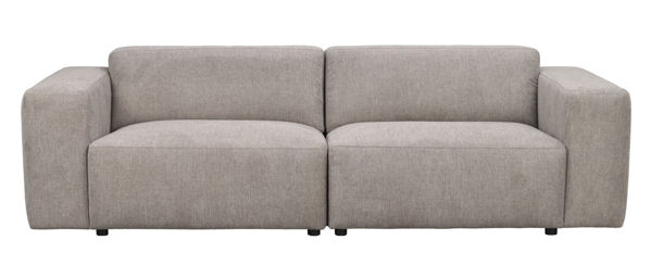 Bild på WILLARD 3-sits soffa beige tyg (K1)