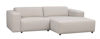 Bild på WILLARD 3-sits soffa med schäslong H ljusbeige tyg (k4)