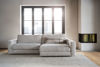 Bild på DUNCAN 3-sits soffa med schäslong H ljusgrått tyg (k3)