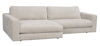 Bild på DUNCAN 3-sits soffa med schäslong V ljusgrått tyg (k3)