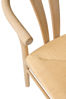 Bild på CHIVAS Matstol i vitpigm /oljad ek, natur flätad sits, sitthöjd:45/sittdjup:42/sittbredd 45 cm