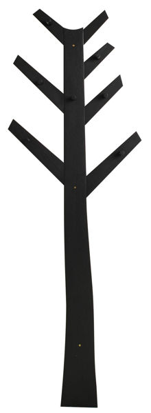 Bild på FRIZZANTE hängare för vägg, svart, svartlackad ek