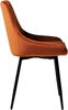 Bild på PARTIDA Matstol FAST, tyg Velour terracotta/svart metall