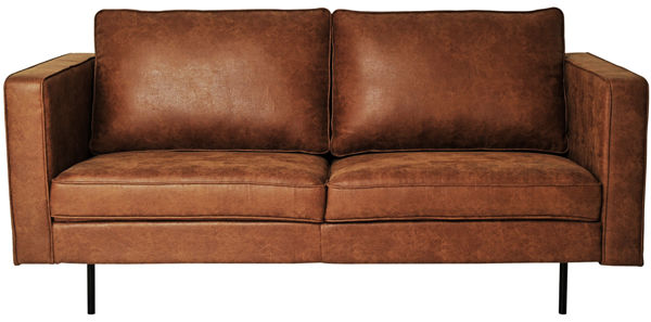 Bild på TECATE 2,5-sits soffa microfibertyg cognac, microfiber
