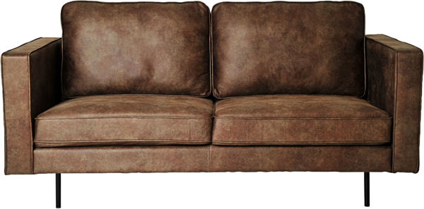 Bild på TECATE 2,5-sits soffa microfibertyg mörkbrun,