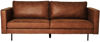 Bild på TECATE 3-sits soffa microfibertyg cognac