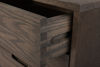 Bild på BELGROVE Sideboard mörkbrun, oljad/borstad ek faner/massiv