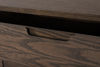 Bild på BELGROVE Sideboard mörkbrun, oljad/borstad ek faner/massiv