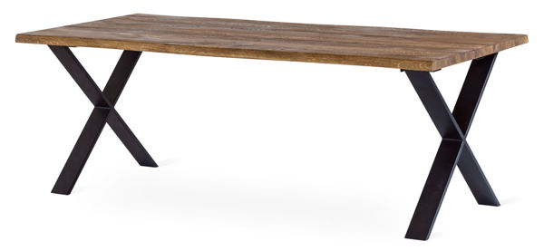 Bild på EXXET matbord 210 cm oljad ek, svart X-ben