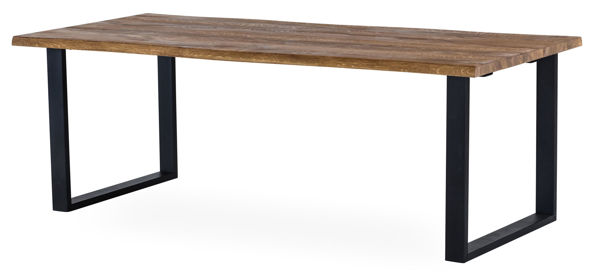 Bild på EXXET matbord 210 cm oljad ek, svart U-ben