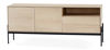 Bild på ALE sideboard 184 cm vitoljad ek, svart metallunderrede