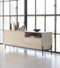Bild på ALE sideboard 184 cm vitoljad ek, svart metallunderrede
