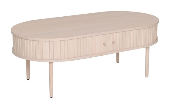 Bild på SHIRAZ Soffbord 120x60vitpigmenterad lackad ekfanér, wl102
